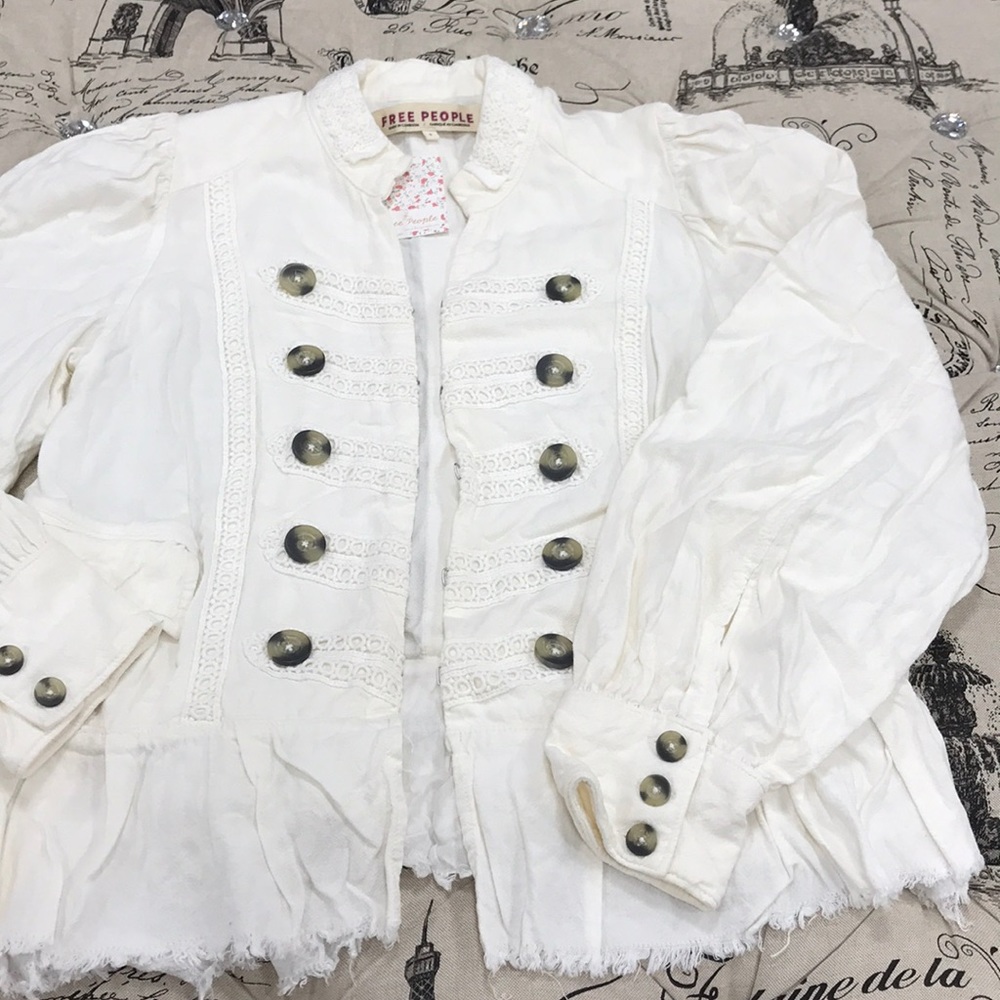 🎁 FREE PEOPLE Ariana Embroidered Jacket - Picture 4 of 12